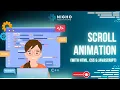 Smooth Scroll Animation with HTML CSS and JavaScript