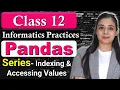 Pandas Series - Indexing Accessing Values Data Handling Using Pandas CBSE Class 12