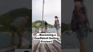 Anchoring a sailboat – how hard is it #shorts