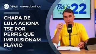 Chapa de Lula aciona TSE por perfis que impulsionam Flávio | #NewsDomingo