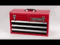 CRAFTSMAN Portable 3-Drawer Steel Lockable Tool Box