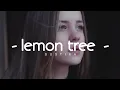 Download Lagu lemon tree - gustixa remix (music video) no copyright