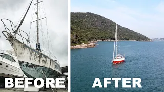 ⛵️After 22 years abandoned it’s FINALLY time to untie the lines!! #195