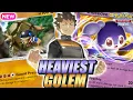 PERFECT DEFENSE ! GOLEM Becomes Indestructible with INDEEDEE \u0026 HEAVY HELMET ! – Pokemon TCG Pocket