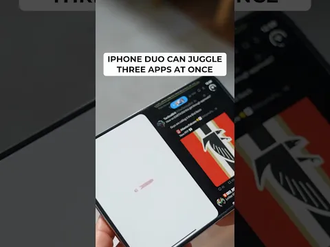 iPhone Duo can juggle three apps at once
