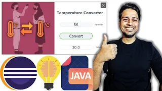 Beginners Temperature Converter Mini Project Java Swing Modern Desktop Application GUI