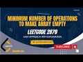 LEETCODE 2870 MINIMUM NUMBER OF OPERATIONS TO MAKE ARRAY EMPTY JAVA