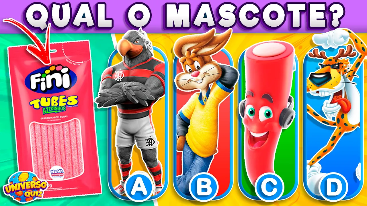Adivinhe os MASCOTES pelo PRODUTO | De onde é o Mascote? | Qual o Mascote Correto?