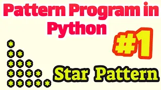 Pattern Program in Python Star Pattern Triangle