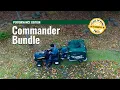 Cyclone Rake Commander Bundle Complete Leaf Vacuum Package - Everything Included