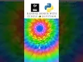RANGOLI DESIGN WITH TURTLE IN PYTHON PROGRAMMING