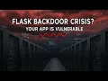 HACKED Your Python Flask App s Innocent Ping Just Became a Backdoor RCE