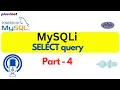 MySQLi SELECT Queries in PHP