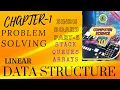 LINEAR DATA STRUCTURE STACK QUEUE ARRAY chapter 1 new syllabus CS part 5 urdu notes
