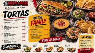 Tacos Locos El Cholo Menu