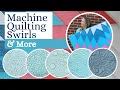 Machine Quilting Swirl Designs Fillers Free-motion Challenge Quilting Along w Angela Walters