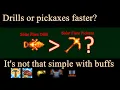 Are drills actually better than pickaxes in 1 4 outdated
