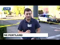 Heavy police response to officer involved shooting in Portland