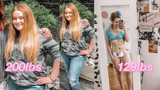 HOW I LOST 60 POUNDS IN 6 MONTHS my weight loss transformation 200lbs to 129lbs