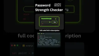 Password Strength Checker