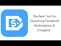 The Best Tool for Searching Facebook Marketplace Craigslist DealScoutApp