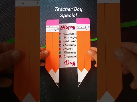🥰 Teachers Day card Ideas 💡 || Happy Teacher Day #shorts #trending #viral