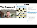 TUESDAY Trying not to go on Auto-Check Pt 20 NYT New York Times Crossword August 18 2026