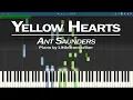 Download Lagu Ant Saunders - Yellow Hearts (Piano Cover) Synthesia Tutorial by LittleTranscriber