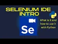 Selenium IDE Intro