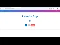 React Counter App using Class Component and State