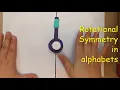 Rotational Symmetry in alphabets 180degrees rotation Easy Interesting-Deepti Sehgal