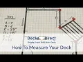 How to measure for your deck