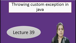 User defined exception in Java exception handling in java