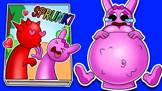 Making INCREDIBOX SPRUNKI Game Book📚 💕 Pinki Pregnant Story Squishy Surgery