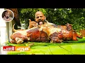 PORK LECHON/SPIT ROASTED PORK/BARBEQUED WHOLE PORK/HOW TO MAKE SPIT ROASTED PORK/WHOLE PORK COOKING