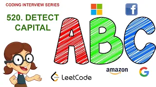 Detect Capital Leetcode 520 Amazon Google Facebook interview question