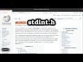 The C stdint h Header File