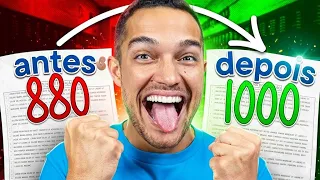 Como tirar 1000 na REDAÇÃO do ENEM 2024 (deu certo 5x)
