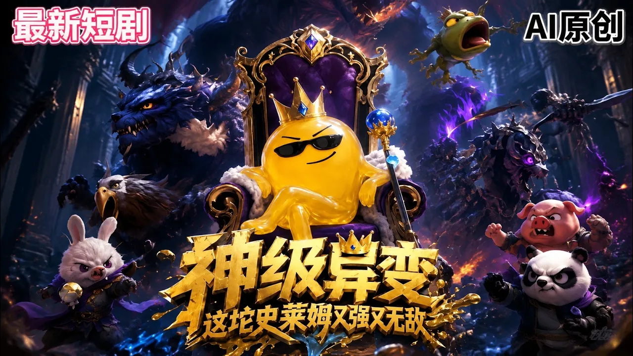 神级异变,这坨史莱姆又强又无敌
