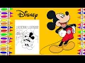 MICKEY MOUSE Clubhouse Coloring Page Learn to Draw and Color
