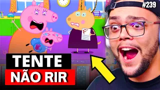 TENTE NÃO RIR com a PEPPA PIG DA ZUEIRA  ( Redublagem Well Cardoso )