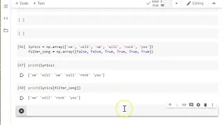 Numpy Array Management Filter Array