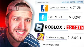 Je juge vos PIRES TEMPS D'ÉCRAN de JEUX VIDÉO (+30 000 heures sur ce jeu...😱)