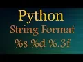 Python Tutorials - s d string