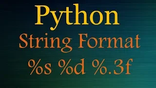 Python Tutorials - s d string