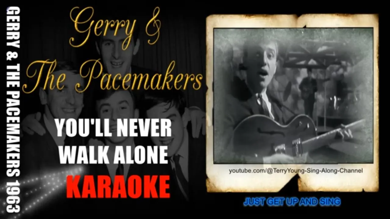 Gerry & The Pacemakers 1963 You'll Never Walk Alone 4K KARAOKE
