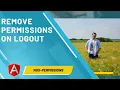 Ngx-permissions Tutorial - Remove permissions on logout