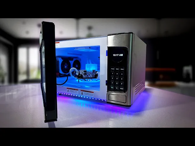 Gaming PC in a Microwave