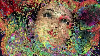 Defrag A generative artwork created with Processing