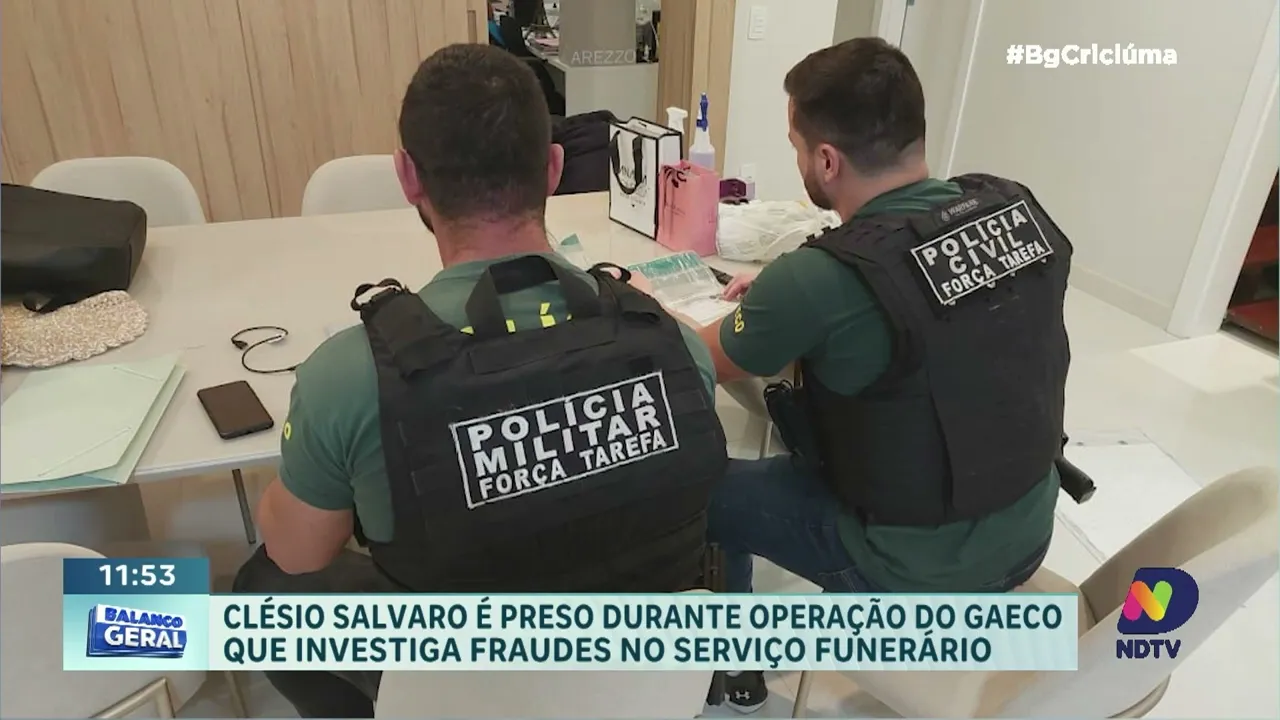Prefeito de Criciúma, Clésio Salvaro, é preso em operação do GAECO
